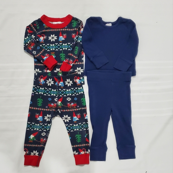 Hanna Anderson Lot of 3 Baby Boy Pajamas - Picture 2 of 6